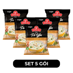 LC FOODS - Cháo tổ yến Yến Đại Nam hương vị Gà xé nấm rơm đậu xanh, Cháo tổ yến Đại Nam gà xé ăn liền - 50g/gói - 00702