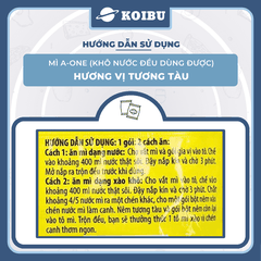 SAIGON VE WONG - Mì A-One hương vị Tương tàu, Mì trộn tương tàu A One, Mì tương tàu Aone - 85g/gói - 00775