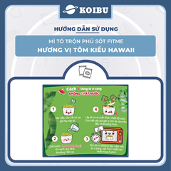 THIEN HUONG FOOD - Mì tô trộn phủ sốt Fitme hương vị tôm kiểu Hawaii, Mì tô trộn Fitme tôm kiểu Hawaii - 110g/tô - 00798