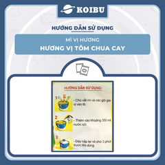 THIEN HUONG FOOD - Mì Vị Hương hương vị Tôm chua cay, Mì Tôm chua cay Vị Hương ăn liền, Mì tôm ăn liền - 65g/gói  - 00867