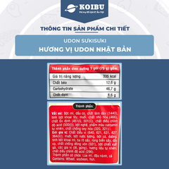 ACECOOK - Mì Udon Sưkisưki hương vị Udon Nhật Bản, Mì udon Suki Acecook, Mì udon Nhật Bản Sưki Sưki - 75g/gói - 00035