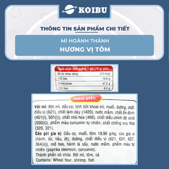 ACECOOK - Mì Hoành Thánh hương vị Tôm, Mì Hoành Thánh tôm ăn liền, Mì vằn thắn tôm Acecook ăn liền - 79g/gói - 00032