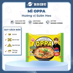 OTOKI - Mì Oppa hương vị Sườn heo, Oppa Mì sườn heo Oppa, Mì sườn heo Hàn Quốc, Mì Oppa Hàn Quốc - 65g/gói - 00073