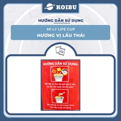 THIEN HUONG FOOD - Mì ly Life Cup hương vị Lẩu thái, Mì ly lẩu thái Life Cup, Mì lẩu thái Life Cup ly (60g/ly) - 00817