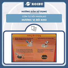 YIHAI - Cơm tự sôi Haidilao hương vị Bò kho, Cơm tự sôi Hadilao Bò kho - 195g/hộp - 00834