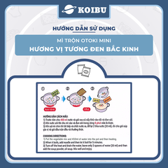 OTOKI - Mì trộn Otoki Mini hương vị Tương đen Bắc Kinh, Mì Tương đen Bắc Kinh Ottogi Mini ăn liền - 83g/gói - 00818