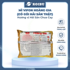 VIFON - Mì Hoàng Gia hương vị Hải Sản Chua Cay (có gói hải sản thật), Mì Hải sản Vifon Hoàng Gia - 130g/gói - 00215