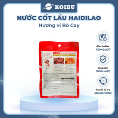 HAIDILAO - Nước cốt lẩu Haidilao vị bò cay, nước cốt lẩu bò cay Haidilao lẩu Trùng Khánh Haidilao - 150g/gói - 00884