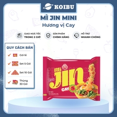 OTOKI - Mì Jin Mini hương vị cay, Mì Jin cay Mini, Mì Mini Jin Otoki cay, Mì Jin Ottogi Hàn Quốc - 80g/gói - 00403