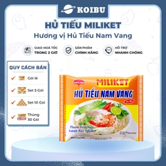 COLUSA - Hủ tiếu Miliket hương vị Nam Vang, Miliket hủ tiếu nam vang, Hủ tíu nam vang Miliket gói - 65g/gói - 00122