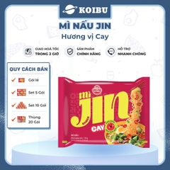 OTOKI - Mì nấu Jin hương vị Cay, Mì nấu Jin cay, Mì Jin nấu hương vị cay, Mì ăn liền Jin Ottogi - 120/gói - 00526