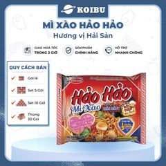ACECOOK - Mì Hảo Hảo hương vị mì xào hải sản- Mì ăn liền Hảo Hảo mì xào hải sản (Mì xào Hảo Hảo hải sản) - 71g/ gói - 00014