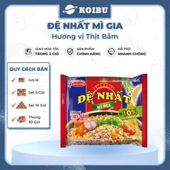 ACECOOK - Đệ Nhất Mì Gia hương vị Thịt bằm, Mì Đệ Nhất Thịt bằm, Mì Thịt bằm Đệ Nhất Acecook Đệ Nhất - 82g/ gói - 00033
