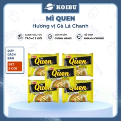 ACECOOK - Mì Quen hương vị Gà lá chanh, Acecook mì quen Gà lá chanh Acecook mì Queen Acecook - 82g/gói - 00845
