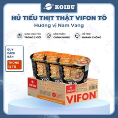 VIFON - Hủ tiếu thịt thật tô Vifon Nam Vang, Hủ tiếu Nam Vang thịt thật Vifon tô hủ tiếu ăn liền - 90g/tô - 00414
