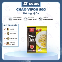 VIFON - Cháo Vifon 50g hương vị Gà, Vifon Cháo gà Vifon Cháo ăn liền Vifon, Cháo Vifon gói nhỏ - 50g/gói - 00148