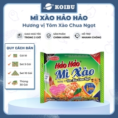 ACECOOK - Mì Hảo Hảo hương vị mì xào Chua Ngọt - Mì ăn liền Hảo Hảo mì xào chua ngọt (Mì xào Hảo Hảo chua ngọt) - 75g/ gói - 00003