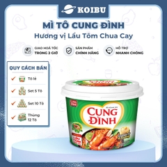 AFOTECH - Mì tô Cung Đình hương vị Lẩu tôm chua cay, Mì tô Cung Đình Lẩu tôm chua cay, Mì Cung Đình tô - 85g/tô - 00312