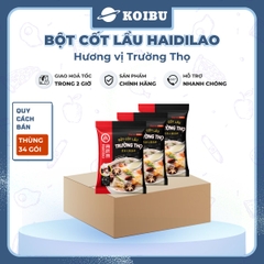 HAIDILAO - Bột cốt lẩu Haidilao vị Trường thọ, bột cốt lẩu Trường thọ Haidilao, gia vị cốt lẩu Haidilao - 110g/gói - 00887