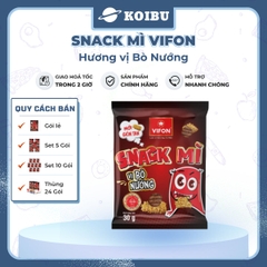 VIFON - Snack mì Vifon hương vị Bò Nướng - Snack vị bò nướng gói, Vifon snack mì bò nướng - 30g/gói - 00198