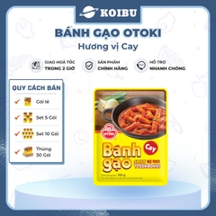 OTOKI - Bánh gạo Otoki hương vị Cay, Otoki bánh gạo cay Otoki Jin, Ottogi bánh gạo cay Jin Ottogi - 164g/gói - 00690