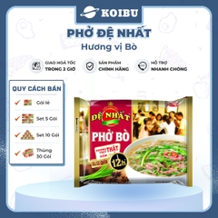 ACECOOK - Đệ Nhất phở hương vị Phở Bò, phở bò Đệ Nhất Acecook, phở bò Acecook Đệ Nhất phở ăn liền - 65g/gói - 00054