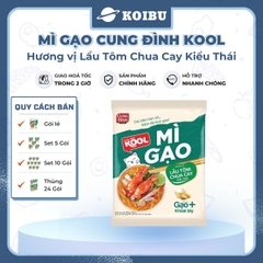 AFOTECH - Mì gạo Cung Đình Kool Lẩu tôm chua cay kiểu Thái, Mì gạo tôm chua cay thái Cung Đình Kool - 82g/gói - 00305