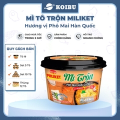 COLUSA - Mì tô trộn Miliket hương vị Phô mai Hàn Quốc, Mì trộn Miliket Phô mai Hàn Quốc, Mì Miliket - 105g/tô - 00566