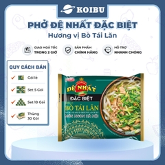 ACECOOK - Đệ Nhất phở đặc biệt Bò tái lăn, phở Đệ Nhất đặc biệt Bò tái lăn, phở bò tái lăn Đệ Nhất - 68g/gói - 00053