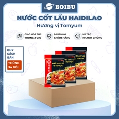 HAIDILAO - Nước cốt lẩu vị Tomyum Haidilao, nước cốt lẩu Thái Tomyum Haidilao, cốt lẩu Tomyum chua cay - 200g/gói - 00885
