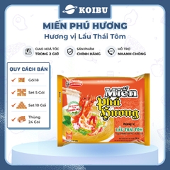 ACECOOK - Miến Phú Hương hương vị Lẩu Thái Tôm Miến Phú Hương Lẩu Thái Tôm, Miến Lẩu Thái Phú Hương - Miến ăn liền Acecook - 60g/gói - 00065