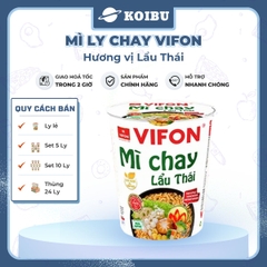 VIFON - Mì chay Vifon ly hương vị lẩu thái, mì chay ly Vifon, mì chay Vifon lẩu thái ly - 67g/ly - 00234