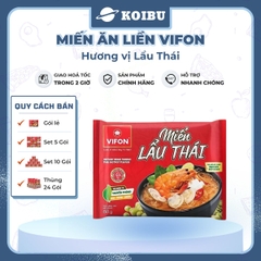 VIFON - Miến ăn liền Vifon vị Lẩu thái, Miến ăn liền Vifon, Miến Vifon gói ăn liền - 60g/gói - 00181