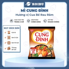AFOTECH - Mì Cung Đình Cua bể rau răm, Mì Cua bể rau răm Cung Đình, Mì khoai tây Cung Đình ăn liền - 79g/gói - 00297