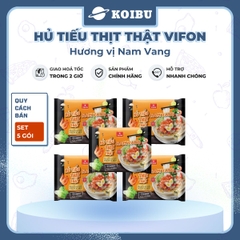 VIFON - Hủ tiếu thịt thật Vifon hương vị Nam Vang (có gói thịt thật), Hủ tíu Nam Vang thịt thật - 90g/gói - 00854