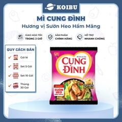 AFOTECH - Mì Cung Đình Sườn heo hầm măng, Mì Sườn heo hầm măng Cung Đình, Mì khoai tây Cung Đình gói - 79g/gói - 00300