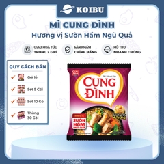 AFOTECH - Mì Cung Đình Sườn hầm ngũ quả, Mì Sườn hầm ngũ quả Cung Đình, Mì khoai tây Cung Đình gói - 80g/gói - 00302