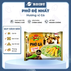 ACECOOK - Đệ Nhất phở hương vị Phở Gà, phở gà Đệ Nhất Acecook, phở gà Acecook Đệ Nhất phở ăn liền - 65g/gói - 00055