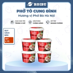 AFOTECH - Phở tô Cung Đình hương vị Phở bò Hà Nội, Phở bò Cung Đình tô, Phở bò Hà Nội Cung Đình ăn liền - 73g/tô - 00316
