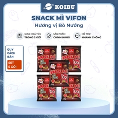 VIFON - Snack mì Vifon hương vị Bò Nướng - Snack vị bò nướng gói, Vifon snack mì bò nướng - 30g/gói - 00198