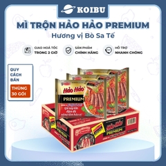 ACECOOK - Mì trộn Hảo Hảo Premium hương vị Bò sa tế, Mì trộn bò sa tế Hảo Hảo, Mì Hảo Hảo cao cấp - 88g/gói - 00841