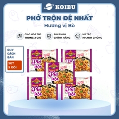 ACECOOK - Phở trộn Đệ Nhất Hương vị Bò - Phở bò trộn Đệ Nhất - Đệ Nhất Phở trộn/ Phở Đệ Nhất/ Phở ăn liền Đệ Nhất - 84g/gói - 00058
