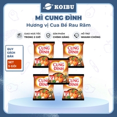 AFOTECH - Mì Cung Đình Cua bể rau răm, Mì Cua bể rau răm Cung Đình, Mì khoai tây Cung Đình ăn liền - 79g/gói - 00297