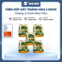 NFC - Viên súp ăn liền sấy thăng hoa I-Soup hương vị Canh riêu tôm ISoup, Canh riêu tôm I-Soup ăn liền - 42g/lốc - 00802