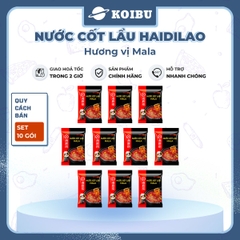 HAIDILAO - Nước cốt lẩu vị Mala Haidilao, nước cốt lẩu Mala cay tê Tứ Xuyên, nước cốt lẩu dầu cay Mala - 220g/gói - 00888