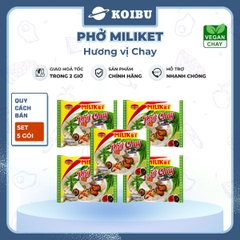 COLUSA - Phở Miliket hương vị Chay, Phở Miliket chay, Miliket phở gói hương vị chay, Phở ăn liền chay - 60g/gói - 00100