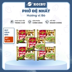 ACECOOK - Đệ Nhất phở hương vị Phở Bò, phở bò Đệ Nhất Acecook, phở bò Acecook Đệ Nhất phở ăn liền - 65g/gói - 00054
