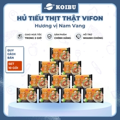 VIFON - Hủ tiếu thịt thật Vifon hương vị Nam Vang (có gói thịt thật), Hủ tíu Nam Vang thịt thật - 90g/gói - 00854