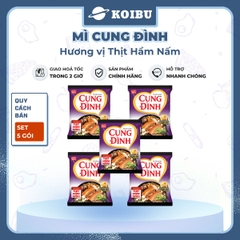 AFOTECH - Mì Cung Đình Thịt hầm nấm, Mì Thịt hầm nấm Cung Đình, Mì khoai tây Cung Đình ăn liền - 79g/gói - 00299