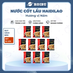 HAIDILAO - Nước cốt lẩu Haidilao vị nấm, nước cốt lẩu nấm Haidilao, Haidilao cốt lẩu chay nấm - 150g/gói - 00886